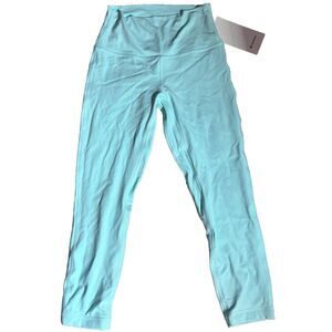 New Lululemon Size 6 Align HR High Rise Crop 23" PSLB Pastel Blue Leggings